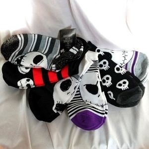 Nightmare Before Christmas Socks Set of 6